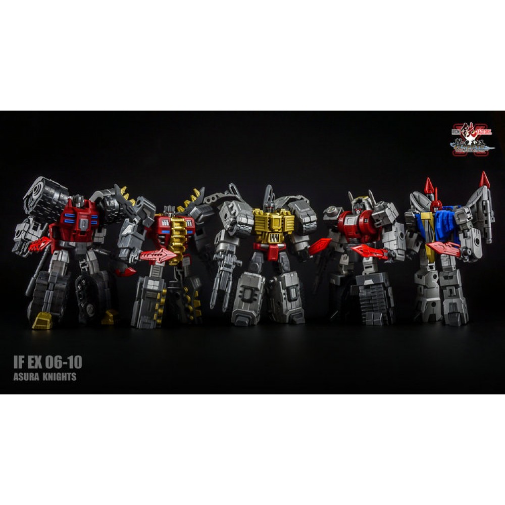 Iron Factory- IF-EX06 - 10 Ashura Knights Figure Set of 5